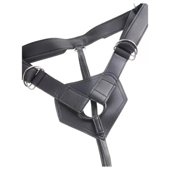 King Cock - harnais avec gode 6" - réaliste - couleur chair