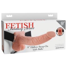 Fetish - harnais avec gode 9 pouces - peau réaliste