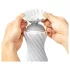 TENGA Flex - masturbateur homme - texture spirale - blanc