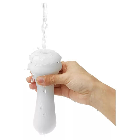 TENGA Flex - masturbateur homme - texture spirale - blanc