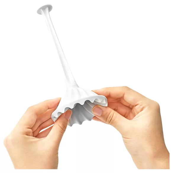 TENGA Flex - masturbateur homme - texture spirale - blanc