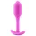 b-vibe - plug anal avec poids interne 55g - silicone rose