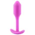 b-vibe - plug anal avec poids interne 55g - silicone rose