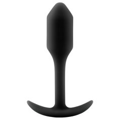 b-vibe Snug Plug 1 - plug anal lesté (55g) - noir