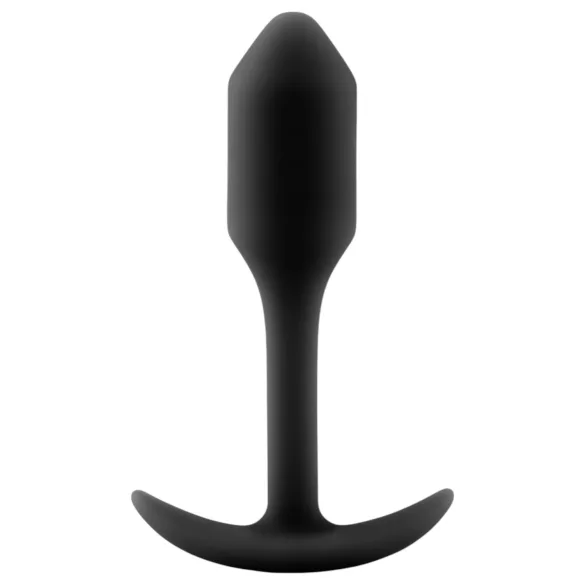 b-vibe Snug Plug 1 - plug anal lesté (55g) - noir