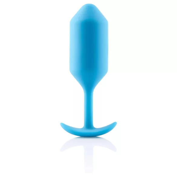 b-vibe - plug anal à boules - 180g - silicone bleu