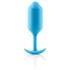 b-vibe - plug anal à boules - 180g - silicone bleu