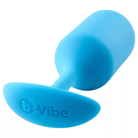 b-vibe - plug anal à boules - 180g - silicone bleu