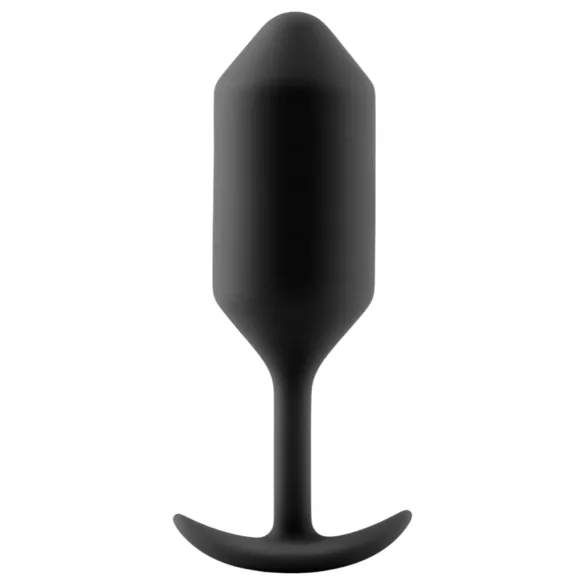 b-vibe - Plug anal à billes double - 180g - silicone noir