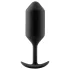 b-vibe - Plug anal à billes double - 180g - silicone noir
