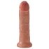 King Cock - gode 20 cm réaliste - couleur marron foncé