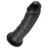 Godemichet King Cock 8" (20 cm, noir)