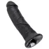 Godemichet King Cock 8" (20 cm, noir)