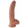 King Cock - gode réaliste avec testicules - 23 cm - brun