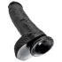 King Cock - gode réaliste avec testicules 25 cm - noir