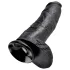King Cock - gode réaliste avec testicules - 30 cm - noir