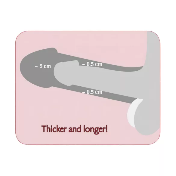 Nature Skin - Gaine pénis avec anneau - effet réaliste