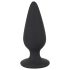 Black Velvets - plug anal lesté 40g - silicone noir