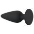 Black Velvets - plug anal lesté 40g - silicone noir
