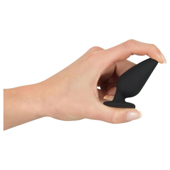 Black Velvets - plug anal lesté 40g - silicone noir