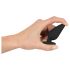 Black Velvets - plug anal lesté 40g - silicone noir