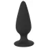 Black Velvets - plug anal lourd 75g - silicone noir