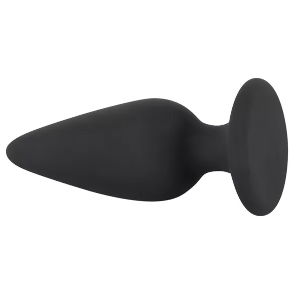 Black Velvets - plug anal lourd 75g - silicone noir