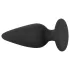 Black Velvets - plug anal lourd 75g - silicone noir