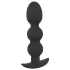 Black Velvets - plug anal à boules lesté 145g - silicone noir
