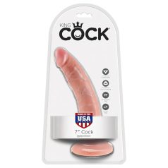 King Cock - gode réaliste 18 cm - couleur chair