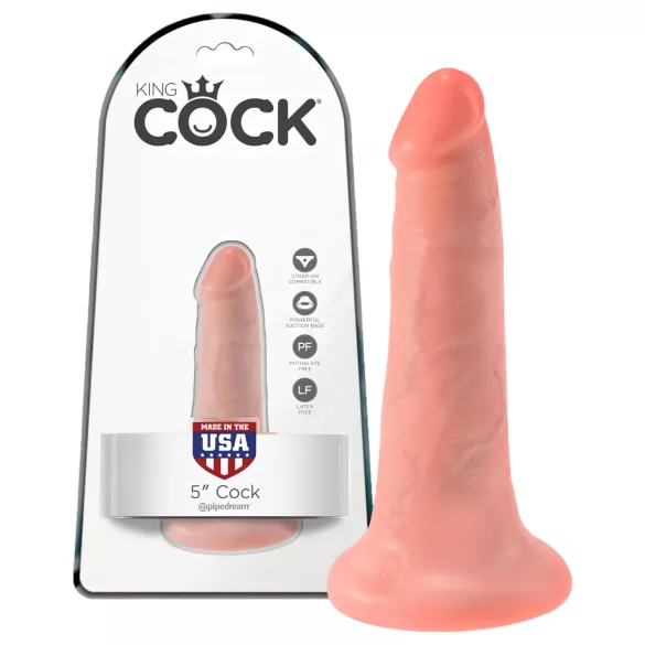 King Cock - gode 13 cm réaliste - couleur chair