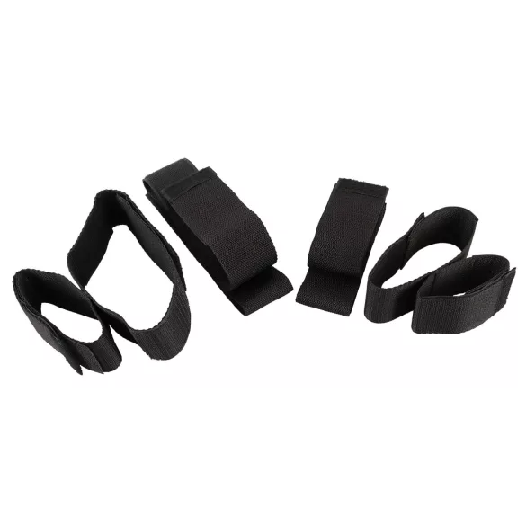 Bad Kitty - set de fixation poignets chevilles - noir