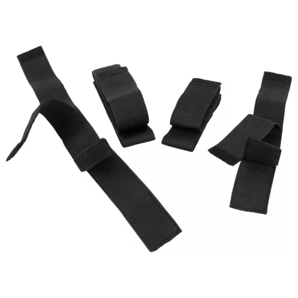 Bad Kitty - set de fixation poignets chevilles - noir