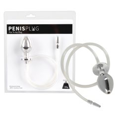 Piss to Ass Plug - plug anal creux avec dilatateur urétral