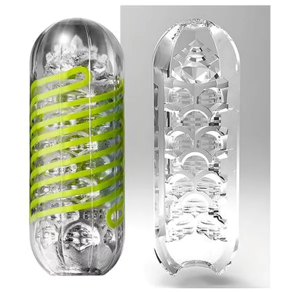 TENGA - masturbateur homme rotatif - transparent