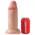 King Cock - gode réaliste 25 cm - couleur chair