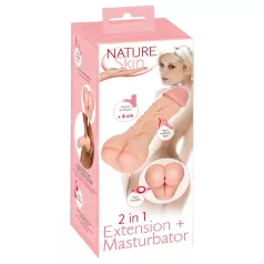 Nature Skin - vagin et gaine pénis 2 en 1 - couleur chair