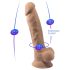 Dildo SilexD 7 ventousé 17,5cm (naturel)