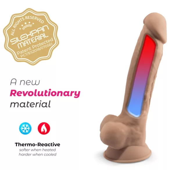 Silexd 7 - gode ventouse - réaliste - 17,5 cm - couleur chair