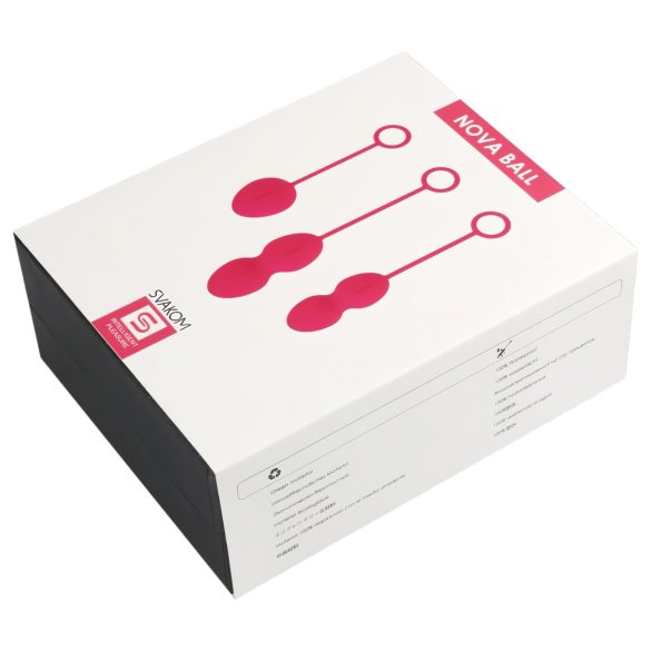 Svakom Nova - Boules de geisha 3 pièces - silicone rouge