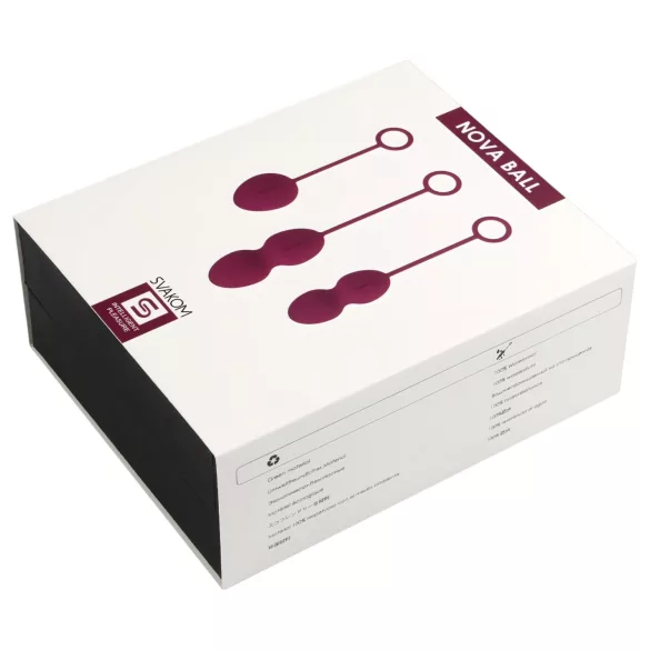 Svakom - Boules de geisha - Set 3 pièces - silicone violet