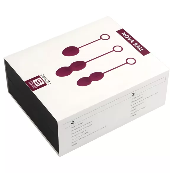 Svakom - Boules de geisha - Set 3 pièces - silicone violet