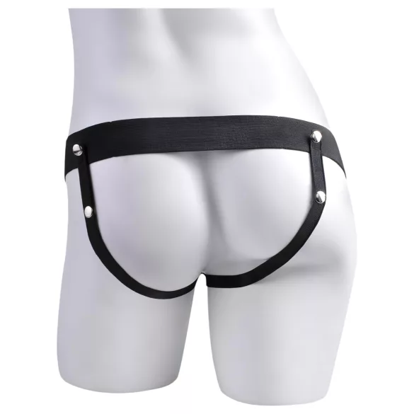Fetish Strap-On 9 - gode ceinture creux éjaculateur - réaliste beige