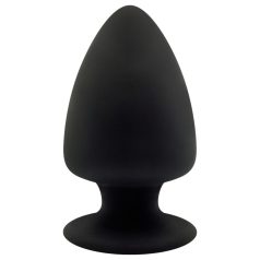 Silexd M - plug anal modelable - 11 cm - silicone noir