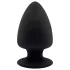 Silexd M - plug anal modelable - 11 cm - silicone noir
