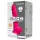 Silexd 7 - gode ceinture ventouse avec testicules - 17,5 cm - rose