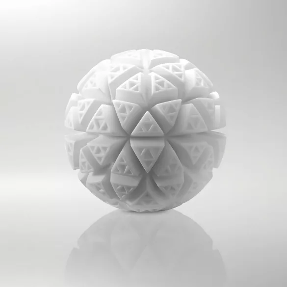 TENGA GEO - masturbateur homme texturé ondulé - silicone Glacier