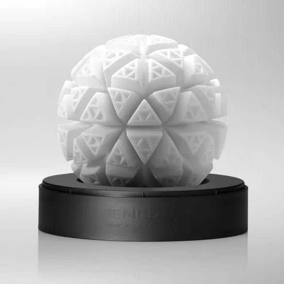 TENGA GEO - masturbateur homme texturé ondulé - silicone Glacier