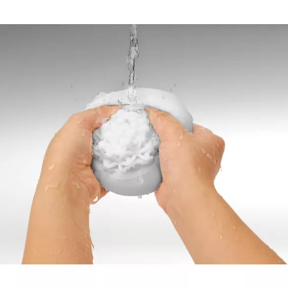 TENGA GEO - masturbateur homme texturé ondulé - silicone Glacier