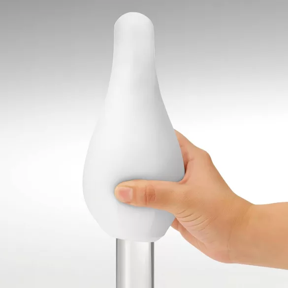 TENGA GEO - masturbateur homme texturé ondulé - silicone Glacier